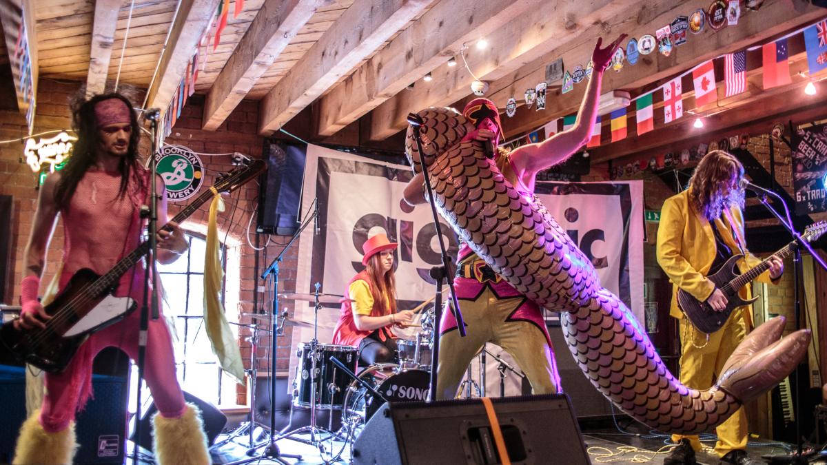The DandyLions @ Waterfront Festival, Canalhouse, 8th July 2017